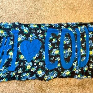 Juicy Couture Floral Scarf